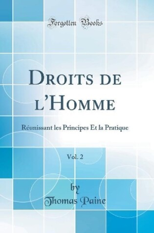Cover of Droits de l'Homme, Vol. 2