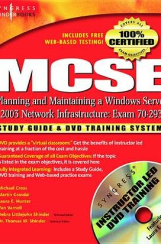 Cover of MCSE Planning and Maintaining a Microsoft Windows Server 2003 Network Infrastructure (Exam 70-293)