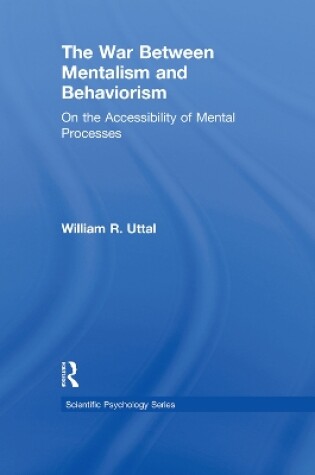 Cover of The War Between Mentalism and Behaviorism