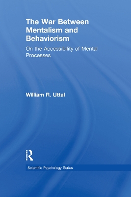 Book cover for The War Between Mentalism and Behaviorism