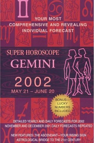 Cover of Super Horoscope 2002: Gemini