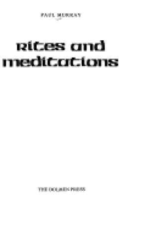 Cover of Rites and Meditations