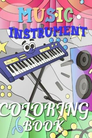 Cover of Music Instrument Coloring Book