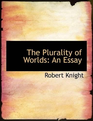 Book cover for The Plurality of Worlds