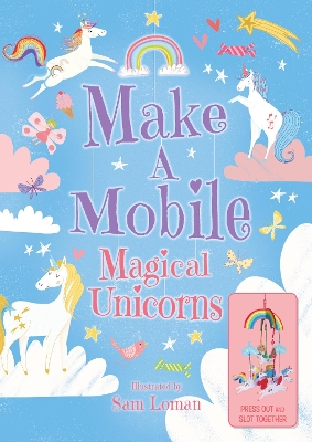 Book cover for Make a Mobile: Magical Unicorns