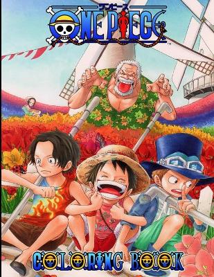 Book cover for One Piece Coloring Book