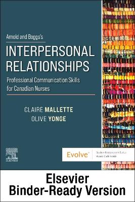Book cover for Arnold and Boggs's Interpersonal Relationships - Binder Ready
