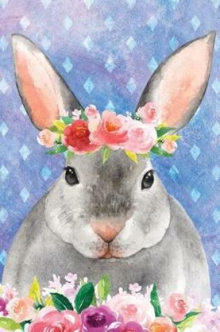 Cover of Bullet Journal for Animal Lovers Rabbit in Flowers