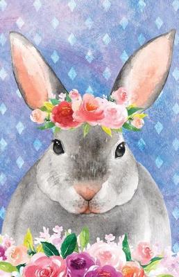 Book cover for Bullet Journal for Animal Lovers Rabbit in Flowers