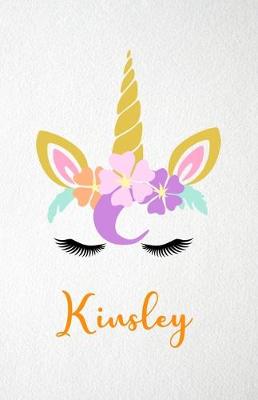 Book cover for Kinsley A5 Lined Notebook 110 Pages