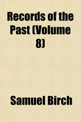 Cover of Records of the Past (Volume 8)