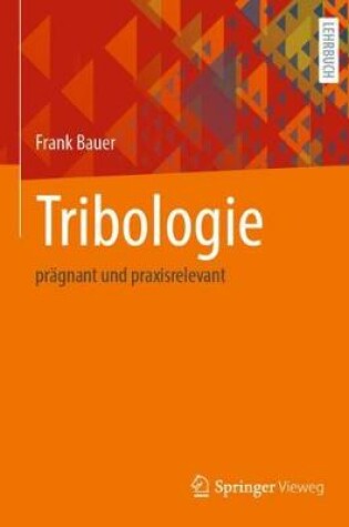 Cover of Tribologie