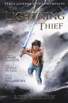 Book cover for The Lightning Thief