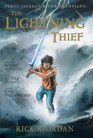 Book cover for Percy Jackson and the Olympians: Lightning Thief: The Graphic Novel, The