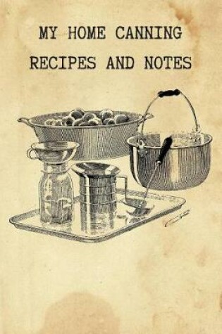 Cover of My Home Canning Recipes and Notes
