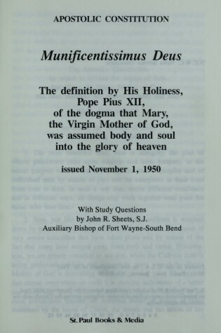 Cover of Defining Dogma Assumption