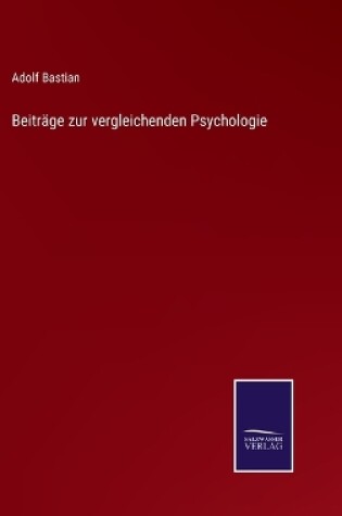 Cover of Beiträge zur vergleichenden Psychologie