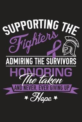 Book cover for Supporting The Fighters Admiring The Survivors Honoring The Taken and Never Ever Giving