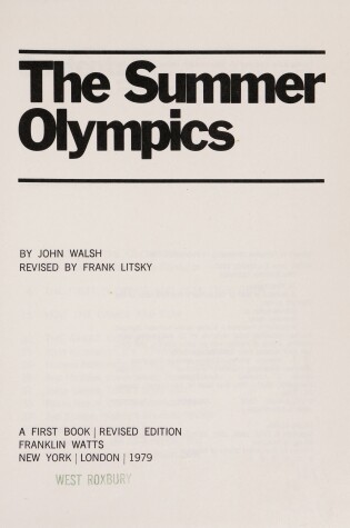 Cover of The Summer Olympics