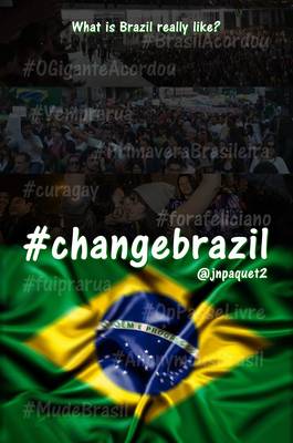 Book cover for #changebrazil
