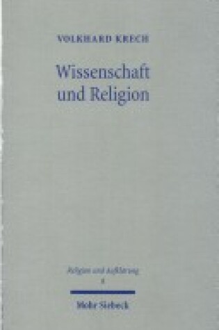 Cover of Wissenschaft Und Religion