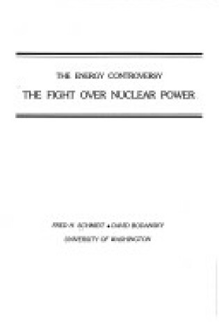 Cover of Fight Over Nuclear Power