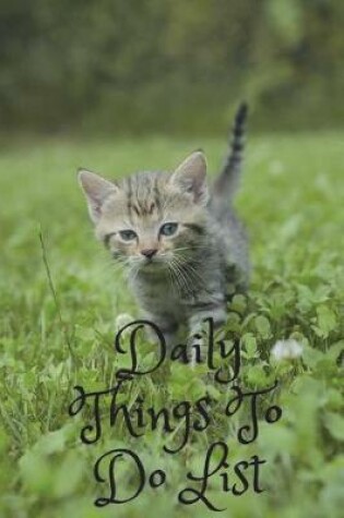 Cover of Daily Things to Do List