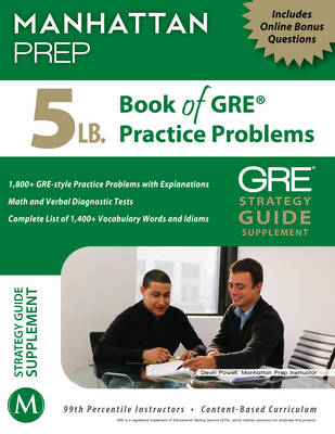 Cover of 5 LB. Book of GRE Practice Problems