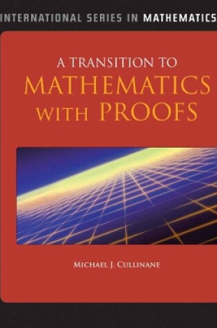 Cover of A Transition to Mathematics with Proofs