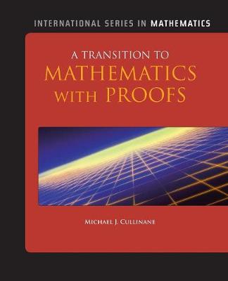 Cover of A Transition to Mathematics with Proofs