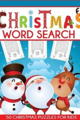 Cover of Christmas Word Search Puzzles For Kids