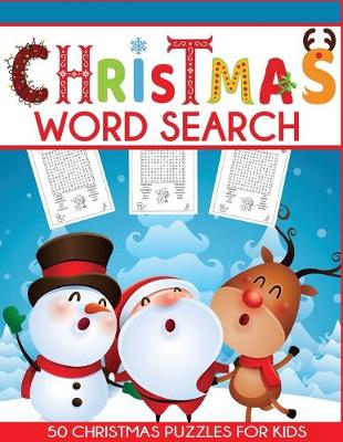 Book cover for Christmas Word Search Puzzles For Kids