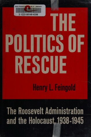 Cover of Politics of Rescue