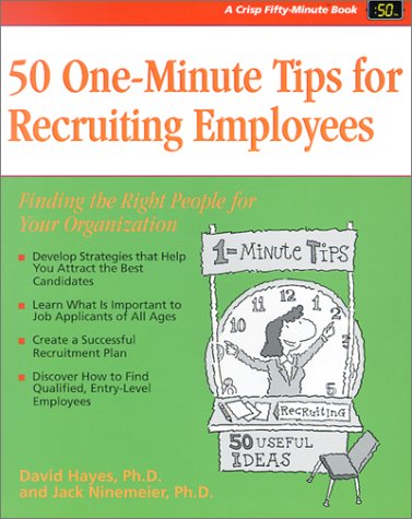 Book cover for 50 One-Minute Tips for Recruiting Employees