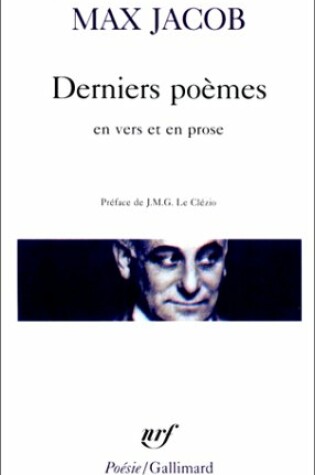 Cover of Derniers Poemes En Vers