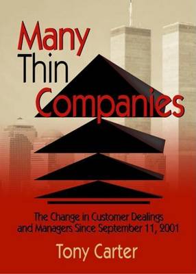 Book cover for Many Thin Companies: The Change in Customer Dealings and Managers Since September 11, 2001