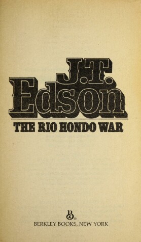 Book cover for Rio Hondo War