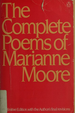 Cover of Moore Marianne : Complete Poems of Marianne Moore