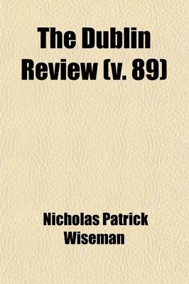 Book cover for The Dublin Review (Volume 89)