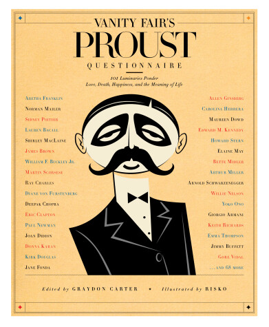 Book cover for Vanity Fair's Proust Questionnaire