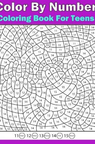 Cover of Color By Number Coloring Book for teens