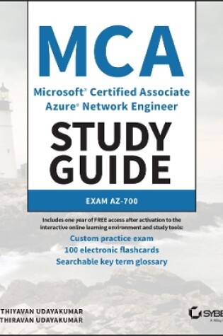 Cover of MCA Microsoft Certified Associate Azure Network Engineer Study Guide