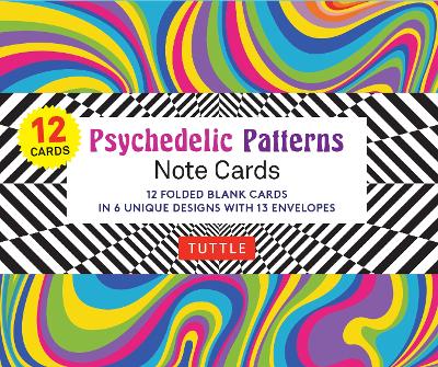 Book cover for Psychedelic Patterns Note Cards - 12 cards