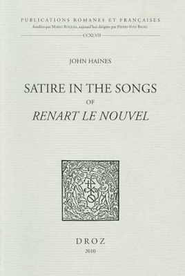 Book cover for Satire in the Songs of Renart Le Nouvel