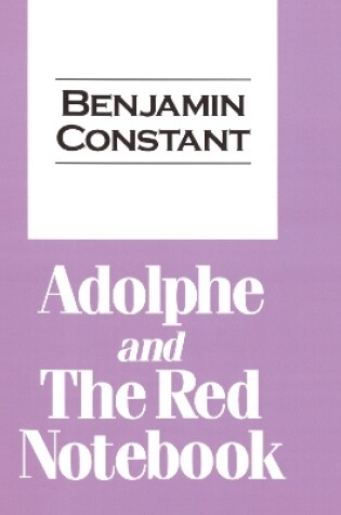 Cover of Adolphe and the Red Notebook