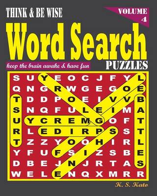 Book cover for Think & be Wise Word Search Puzzles, Vol. 4