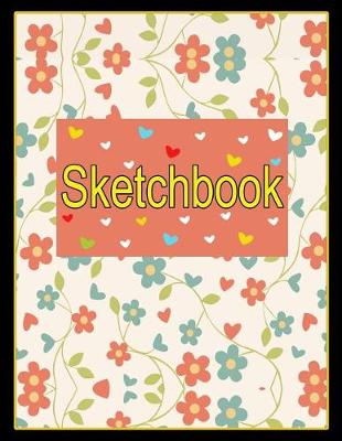 Book cover for Floral Sketchbook for Kids