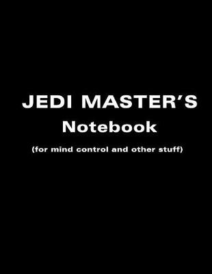 Book cover for Jedi Master's Notebook