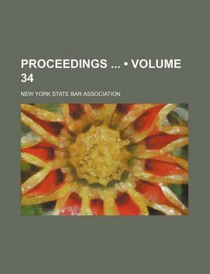 Book cover for Proceedings (Volume 34)