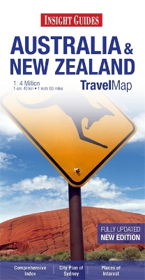 Book cover for Insight Travel Map: Australia & New Zealand